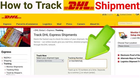 dhl live tracking.